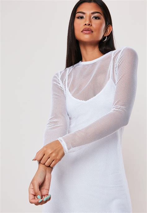 White Fishnet Midi Dress Sponsored Fishnet Affiliate White