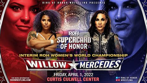 Interim Roh Womens Title Match Booked For Supercard Of Honor Diva Dirt