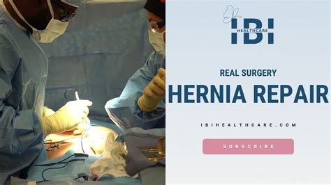 Real Surgery Umbilical Hernia Repair IBI Healthcare Institute YouTube