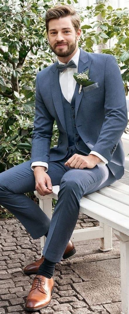 19 Best Wedding Grooms Suits For The Incredible Grooms Blue Suit Wedding Wedding Suits Groom