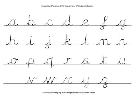 Name & sentence cursive worksheets best for cursive practice with a student's name or small sentence. Tracing Letters Cursive | TracingLettersWorksheets.com