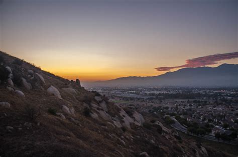 Sunset Over The San Bernardino Mountains The Inland Empire Flickr