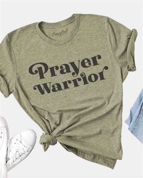 Prayer Warrior Tee In 2020 Church Shirt Designs Warriors Shirt