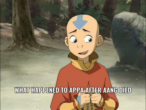 What Happened To Appa After Aang Died Interesting Facts