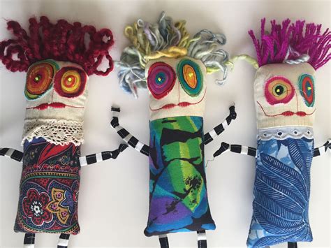 monster doll voodoo doll rag doll pincushion doll dammit doll bonecas