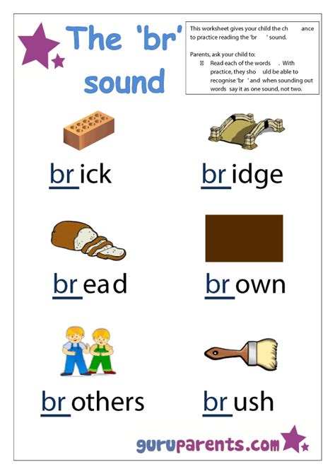 B Sound Words With Pictures