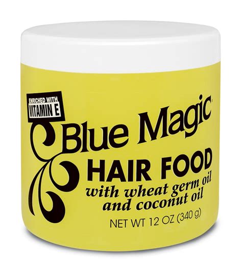 This blue magic hair dress is available for about two dollars. Blue Magic Hair Food 12oz | Ensley Beauty Supply