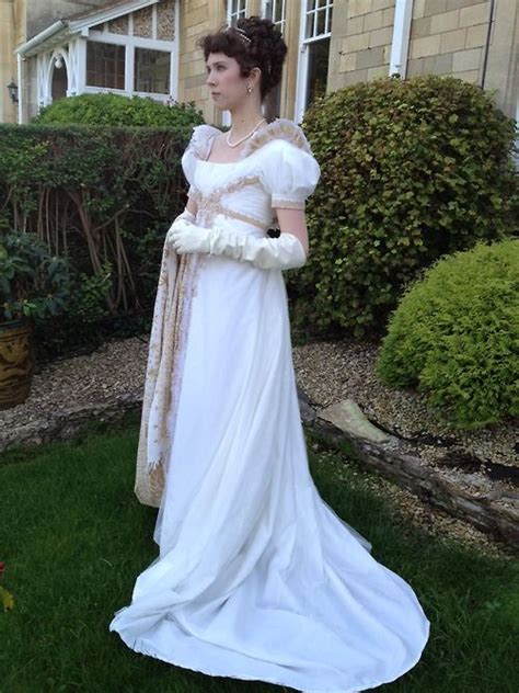 Jane Austen Festival Ballgown Regency Era Fashion Regency Gown Historical Dresses
