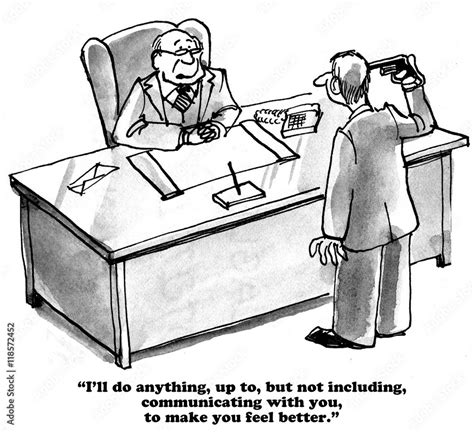 Business Cartoon About Poor Communication Skills Stock Illustration Adobe Stock