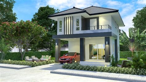 Three Bedroom Luxurious Two Storey House Plan House And Decors