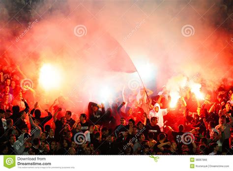 Soccer Or Football Fans Celebrating Goal Editorial Photo Image Of