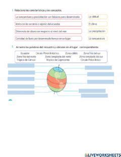 Cuestionario De Climas Idioma Espa Ol O Castellano Curso Nivel