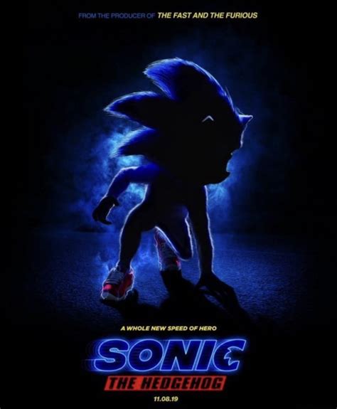 First Sonic The Hedgehog Poster Gives Us A Fast First Look At The