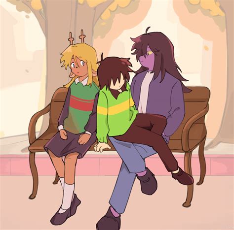 Noelle Holiday Berdly Kris Deltarune Susie Deltarune Deltarune персонажи