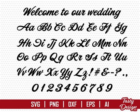 Wedding Font Letters Svg Wedding Alphabet Svg Calligraphy Font Etsy Uk