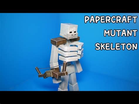 Minecraft Papercraft Mini Skeleton