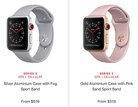Your price for this item is $ 179.99. Apple Watch Series 3 Canadian Pricing Starts at $429 CAD, Cellular at $519 CAD | iPhone in ...