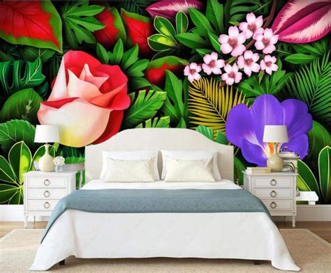 Buy Wallpaper 3d Wallpapers For Walls Mural Tropical Rainforest Ain