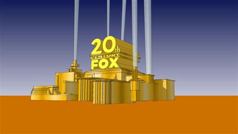 20th Century Fox Logo 2015 Remake Realistic 3d Warehouse