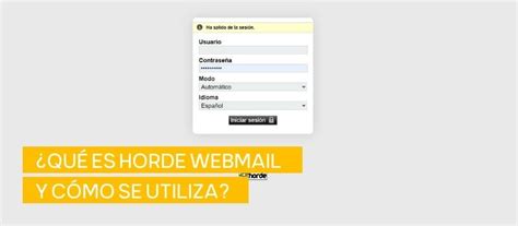 Horde Webmail Qué Es Y Para Qué Sirve Guía Paso A Paso