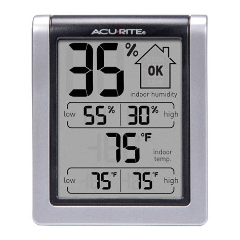 Acurite Digital Humidity And Temperature Comfort Monitor 00613 The