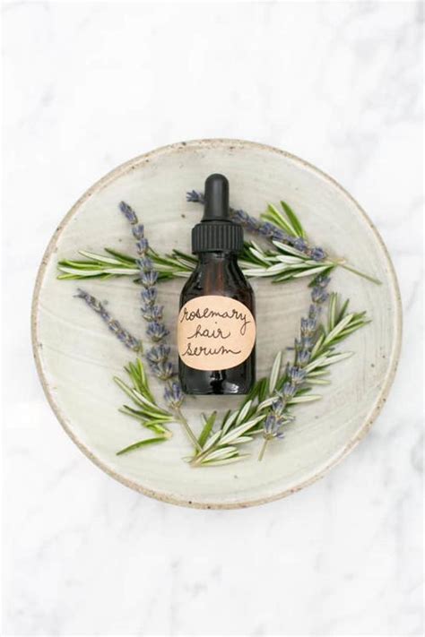 Diy overnight hair mask that will give you all round nourishment and make it shine like a true queen. Lavish DIY Rosemary Hair Serum | DIYIdeaCenter.com