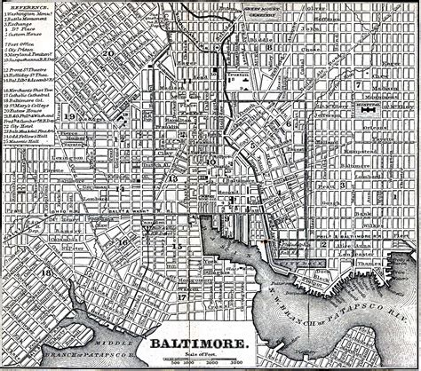 Baltimore City And County Maryland Maps And Gazetteers