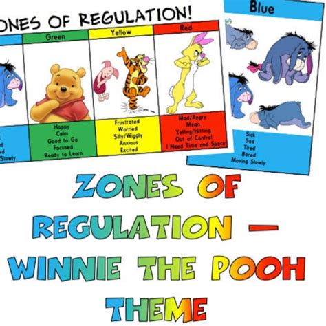 Self Regulation Winnie The Pooh Etsy