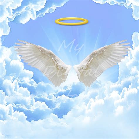 Top 89 Imagen Heaven Background With Wings Vn