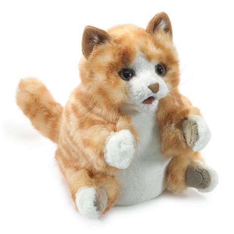 Orange Tabby Kitten Hand Puppet Folkmanis