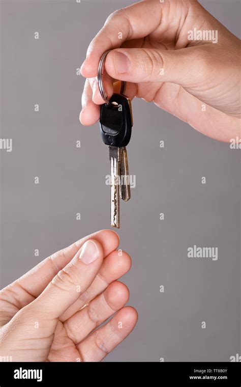 Hand Holding Bunch Keys Hi Res Stock Photography And Images Alamy