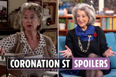 Coronation Streets Maureen Lipman Admits Evelyn Is Dead Scared To
