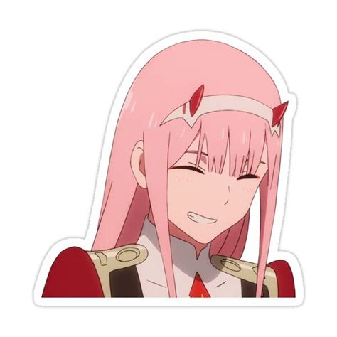 Zero Two Sticker By Cookiestyle Anime Stickers Anime Printables