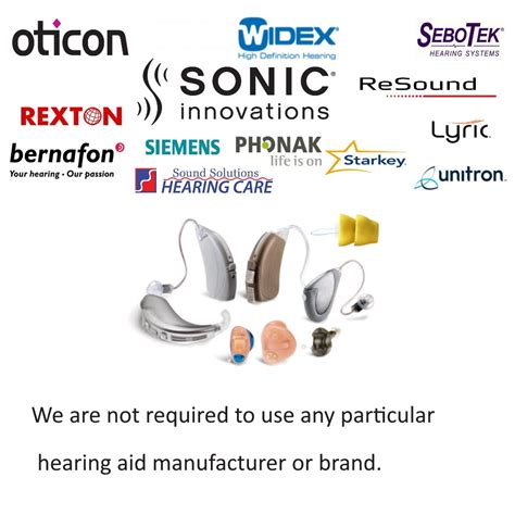 Selling Top Hearing Aid Brands From The Best Manufacturers