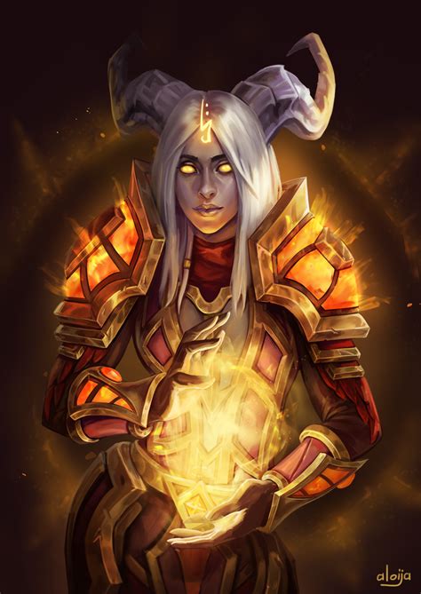 Commission Draenei By Aloija On Deviantart World Of Warcraft