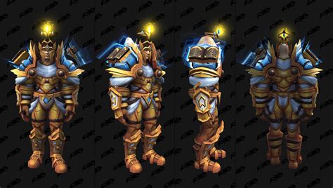 Paladin And Mage Recolored Tier 20 Tomb Of Sargeras Armor Sets