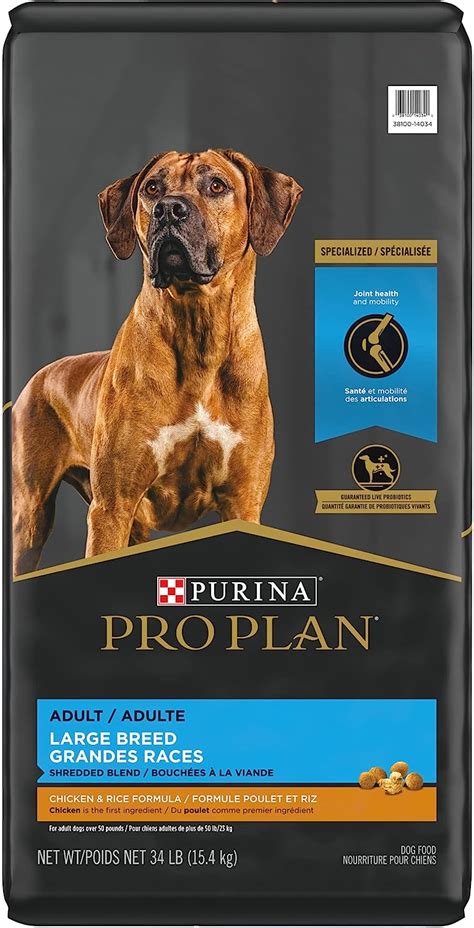 Purina Pro Plan Joint Health Large Breed Dog Food Shredded Blend