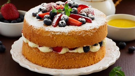 This type of cake became popular when baking powder. Victoria sponge | Good Food Channel