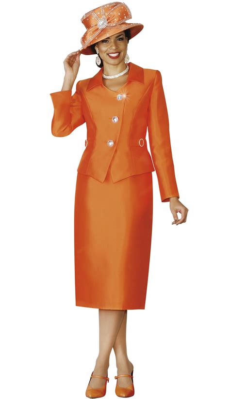 Style Lily And Taylor 4114 Or 2 Piece Silky Twill Womens Church Suit With Johnny Collar Jacket