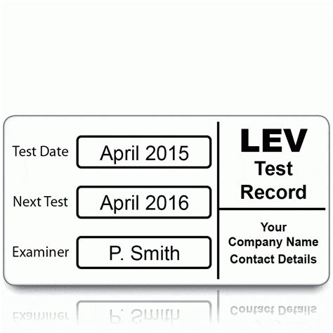 Lev Test Record Labels The Label People