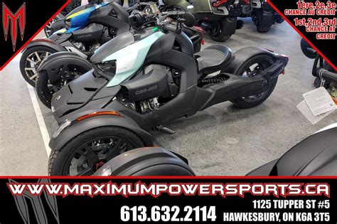 Used 2021 Can Am Ryker 900 Ace In Hawkesbury Maximum Powersports
