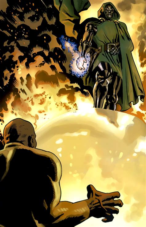 Dr Doom Vs Luke Cage By Daniel Acuna Comic Artist Fantastic Four