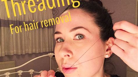 Threading For Facial Hair Removal Youtube