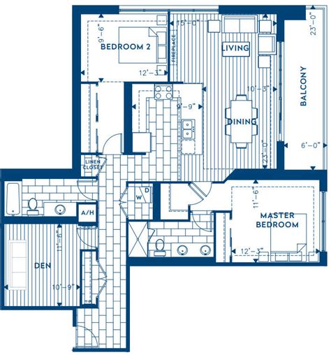 The Azure Floor Plan Floorplansclick
