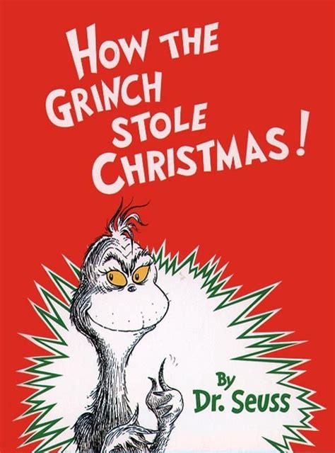 Dr Seuss How The Grinch Stole Christmas Excerpt Genius