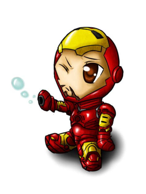 Chibi Ironman By Magy San On Deviantart Iron Man Chibi Iron Man