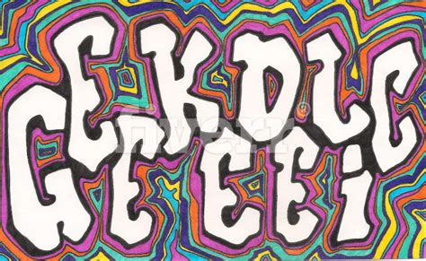 Create A Psychedelic Drawing Of Your Name Or Logo By Mickjaggernaut