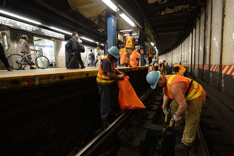Despite Subways Track Fire Problem Mta May Cut Overnight Sweeping