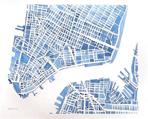 Image Result For Nyc Blueprints Ilustraciones Mapas Planos