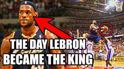 The Day Lebron James Became The King Of The Nba Youtube
